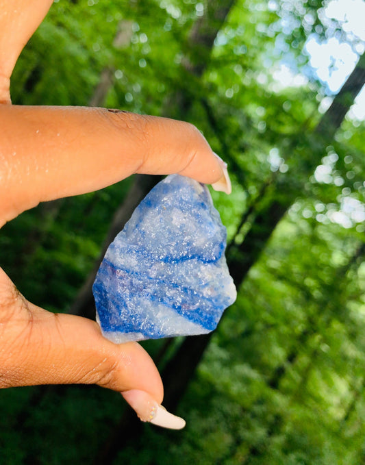 Blue Quartz Crystal
