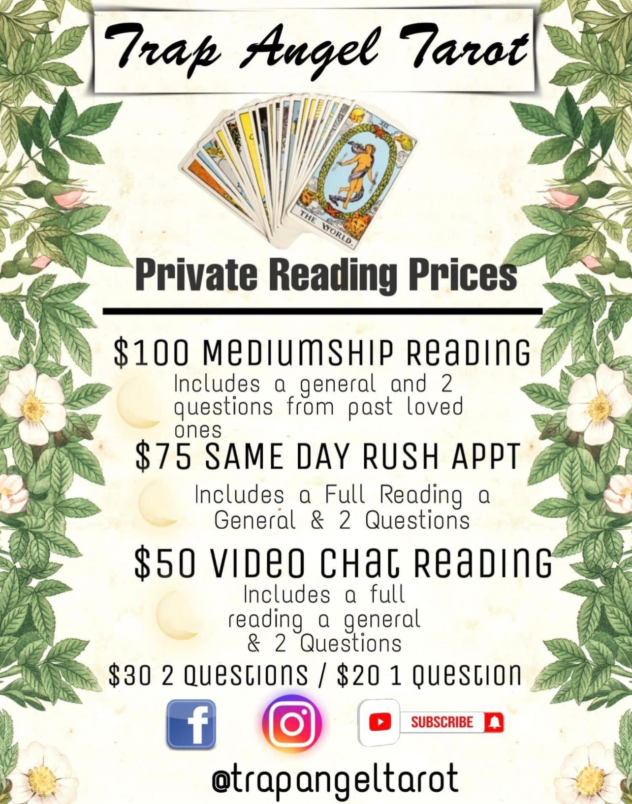 Book a Private Reading